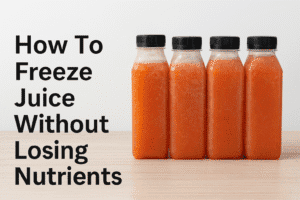 How To Freeze Juice Without Losing Nutrients